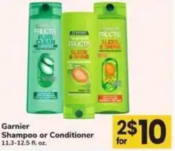 Safeway Garnier Shampoo or Conditioner offer