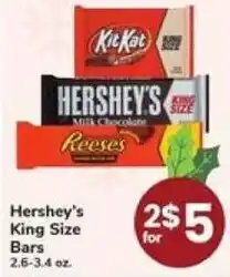 Safeway Hershey's King Size Bars offer