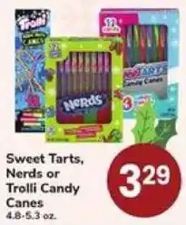 Safeway Sweet Tarts, Nerds or Trolli Candy Canes offer