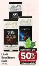 Safeway Lindt Excellence Bars offer