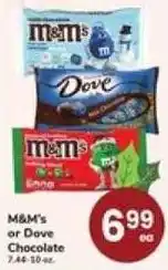Safeway M&M's or Dove Chocolate offer