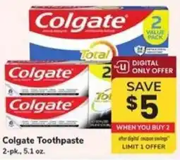 Safeway Colgate Toothpaste offer