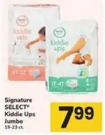 Safeway Signature SELECT Kiddie Ups Jumbo offer