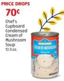 Aldi Chef's Cupboard Condensed Cream of Mushroom Soup offer