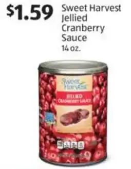 Aldi Sweet Harvest Jellied Cranberry Sauce offer