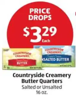 Aldi Countryside Creamery Butter Quarters offer