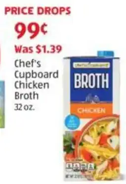 Aldi Chef's Cupboard Chicken Broth offer