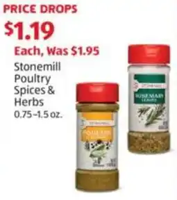 Aldi Stonemill Poultry Spices & Herbs offer