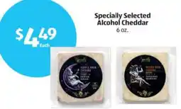 Aldi Specially Selected Alcohol Cheddar offer