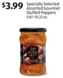 Aldi Specially $6.69 Specially Selected Assorted Gourmet Stuffed Peppers offer