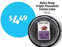 Aldi Bake Shop Triple Chocolate Crème Cake offer