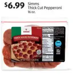 Aldi Simms Thick Cut Pepperoni offer