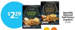 Aldi Specially Selected Puff Pastry Crackers offer