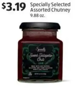 Aldi Specially Selected Assorted Chutney offer