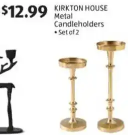 Aldi KIRKTON HOUSE Metal Candleholders offer
