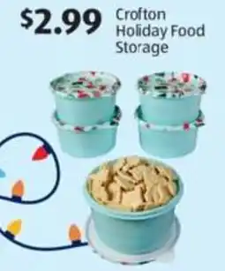 Aldi Crofton Holiday Food Storage offer