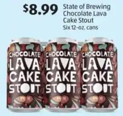Aldi State of Brewing Chocolate Lava Cake Stout offer
