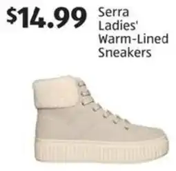 Aldi Serra Ladies' Warm-Lined Sneakers offer