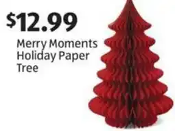 Aldi Merry Moments Holiday Paper Tree offer