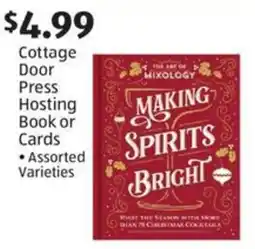 Aldi Cottage Door Press Hosting Book or Cards offer