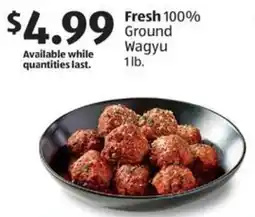 Aldi Fresh 100% Ground Wagyu offer