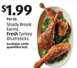 Aldi Shady Brook Farms Fresh Turkey Drumsticks offer
