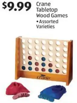 Aldi Crane Tabletop Wood Games offer