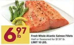 Albertsons Fresh Whole Atlantic Salmon Fillets offer