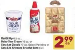 Albertsons Reddi wp daisy sour cream sara lee classic offer