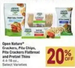 Albertsons Open Nature Crackers offer