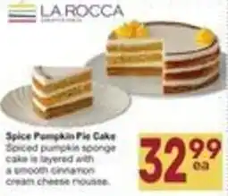 Albertsons Spice Pumpkin Pie Cake offer