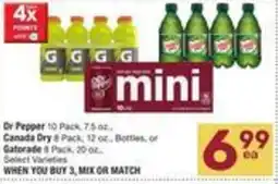 Albertsons Dr Pepper Canada Dry Gatorade offer