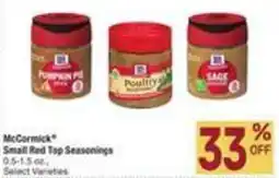 Albertsons McCormick Small Red Top Seasonings offer