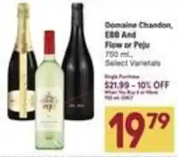 Albertsons Domaine Chandon, ESB And Flow, or Peju offer