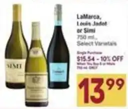 Albertsons LaMarca, Louis Jadot, offer