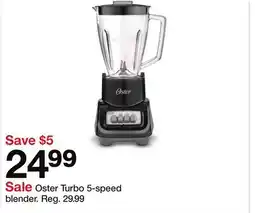 Target Oster Turbo 5-speed blender offer