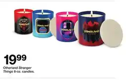 Target Otherland Stranger Things 8-oz. candles offer