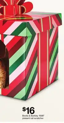 Target Boots & Barkley 19.88 present cat scratcher offer