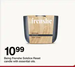 Target Being Frenshe Solstice Reset candle with essential oils offer