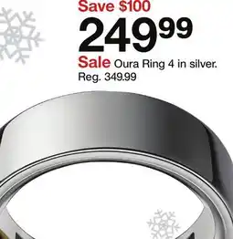 Target Oura Ring 4 in silver offer