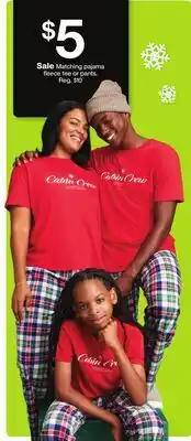 Target Matching pajama fleece tee pants offer