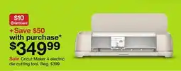 Target Cricut Maker 4 electric die cutting tool offer