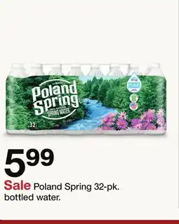 Target Poland Spring 32-pk. bottled water offer