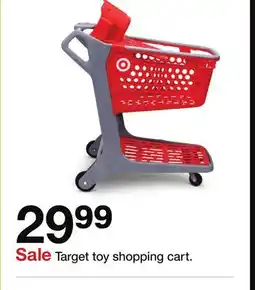 Target Target toy shopping cart offer