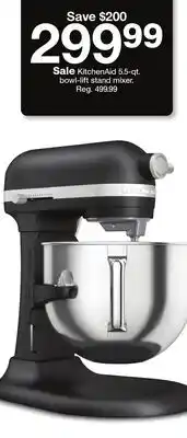Target KitchenAid 5.5-qt. bowl-lift stand mixer offer