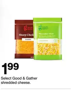 Target Select Good & Gather shredded cheese offer