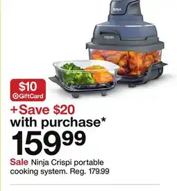 Target Ninja Crispi portable cooking system offer