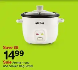 Target Aroma 4-cup rice cooker offer