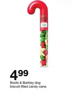 Target Boots & Barkley dog biscuit - filled candy cane offer