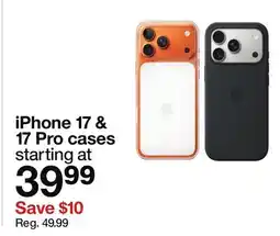 Target iPhone 17 & 17 Pro cases offer